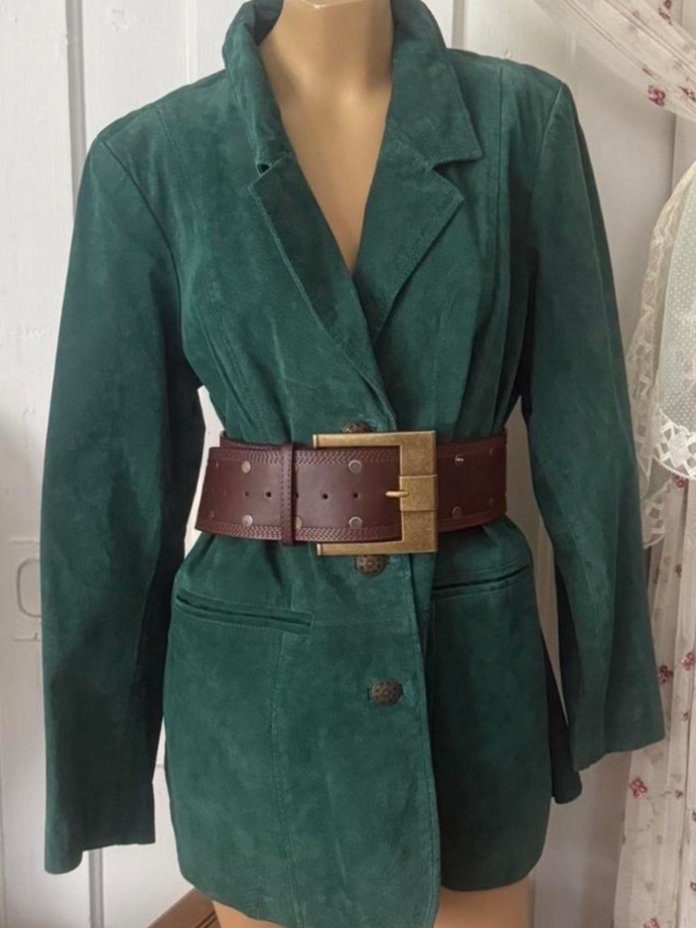 D&Co Green Suede Jacket